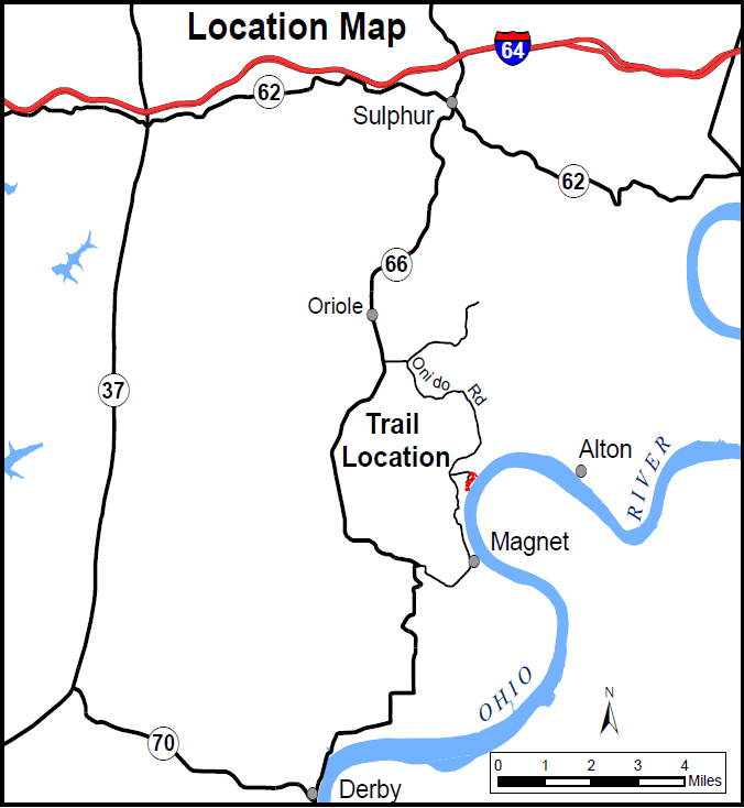 location of Buzzard Roost Trail location