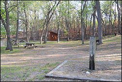 picnic area near City West Shelter