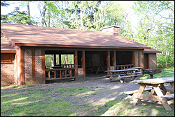 back of Wilson Shelter