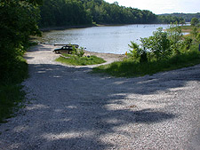 gravel boat ramp
