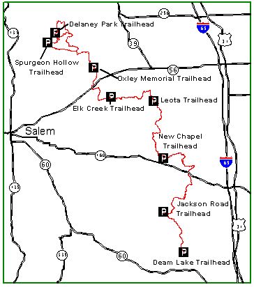 Knobstone trail google maps sales