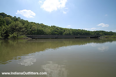 Kings Bridge on Patoka Lake at 547.5 feet
