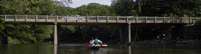 photo of Twin Bridges access point to Big Pine Creek in Indiana