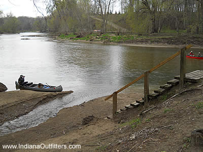 path to the river