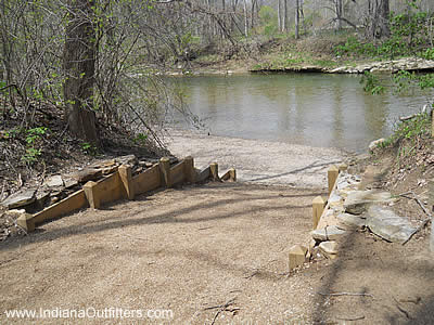 path to the river